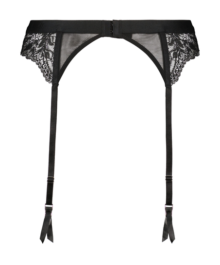 Donna Sparkle Suspenders, Black