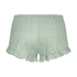 Velours Ruffle Shorts, Green