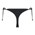 Luxe string bikini shorts, Black