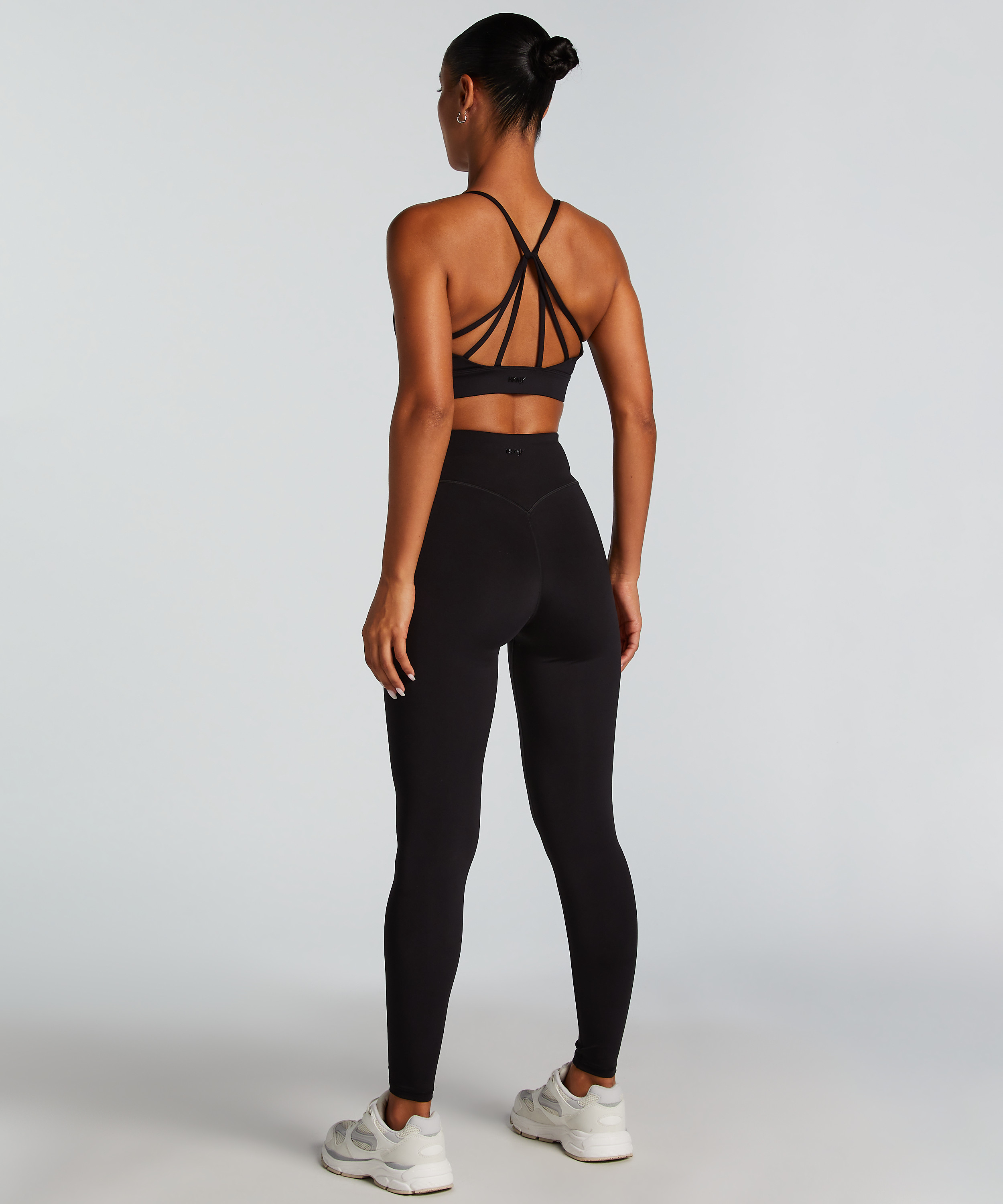 HKMX Sports Bra Level 1, Black, main