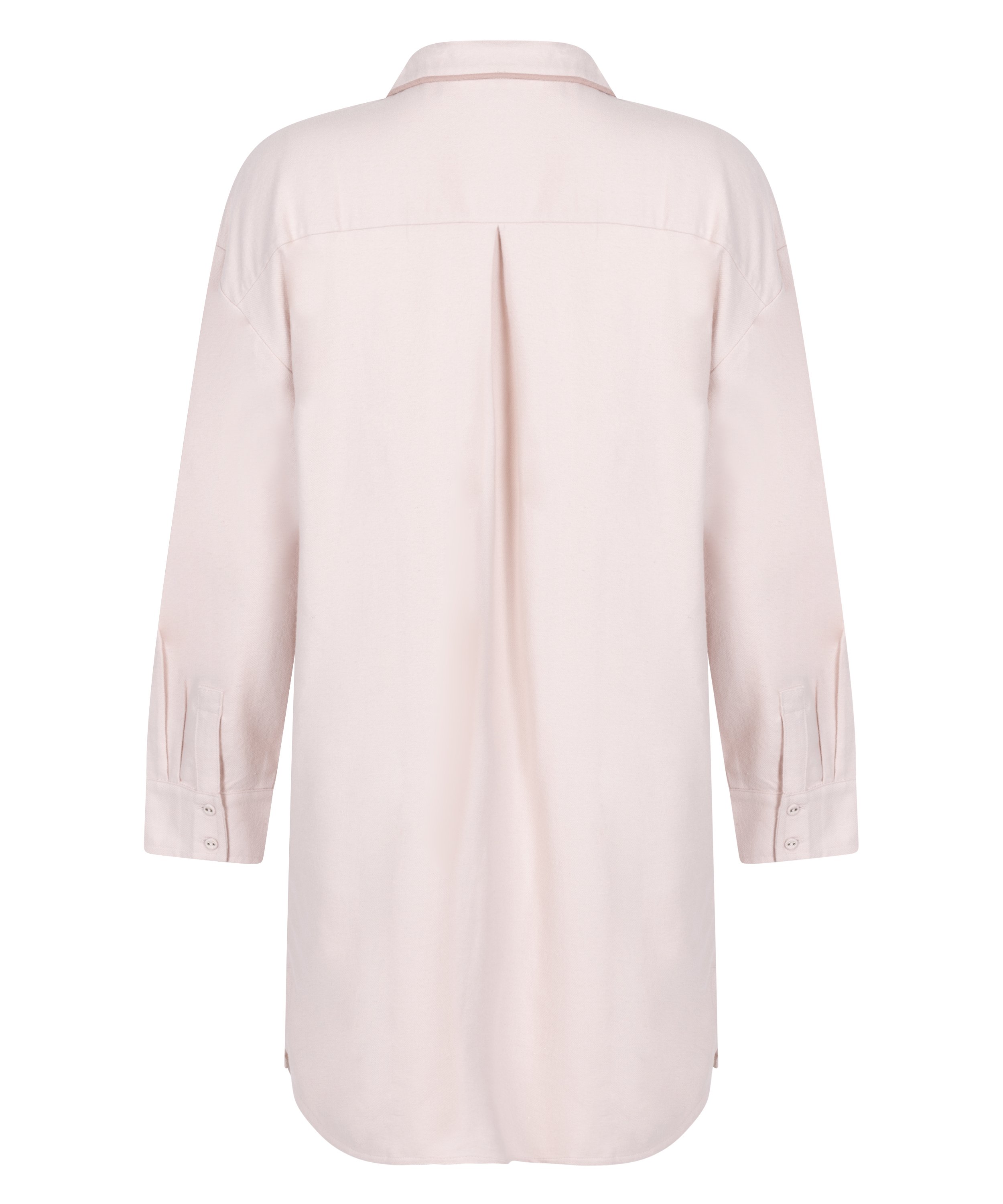 Flannel Nightshirt, Purple, main