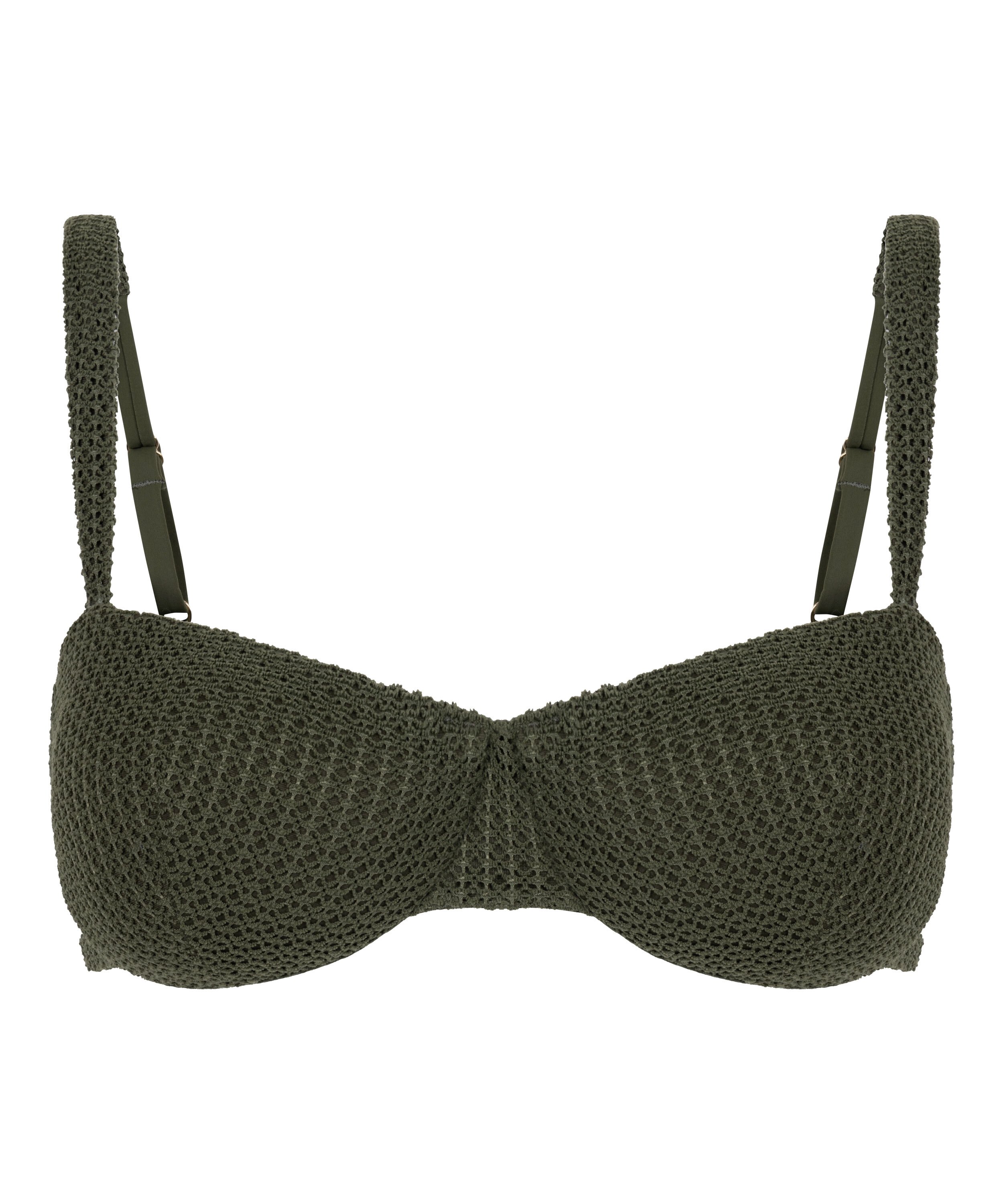 Cairo Non-padded Underwired Bikini Top, Green