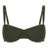 Cairo Non-padded Underwired Bikini Top, Green