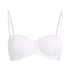 Angie Padded Underwired Strapless Bra, White