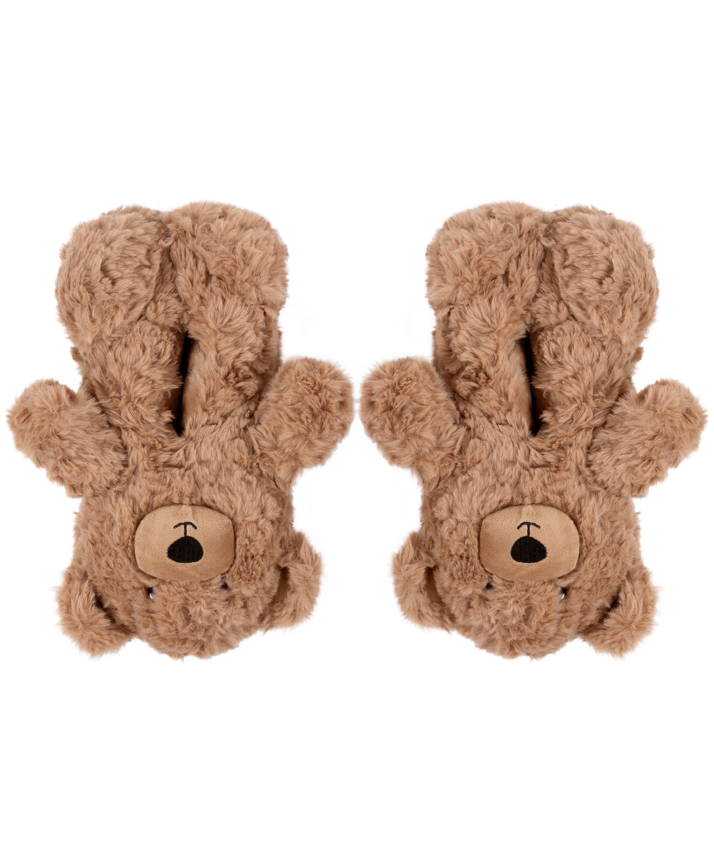 Slippers Teddy Bear, Beige, main