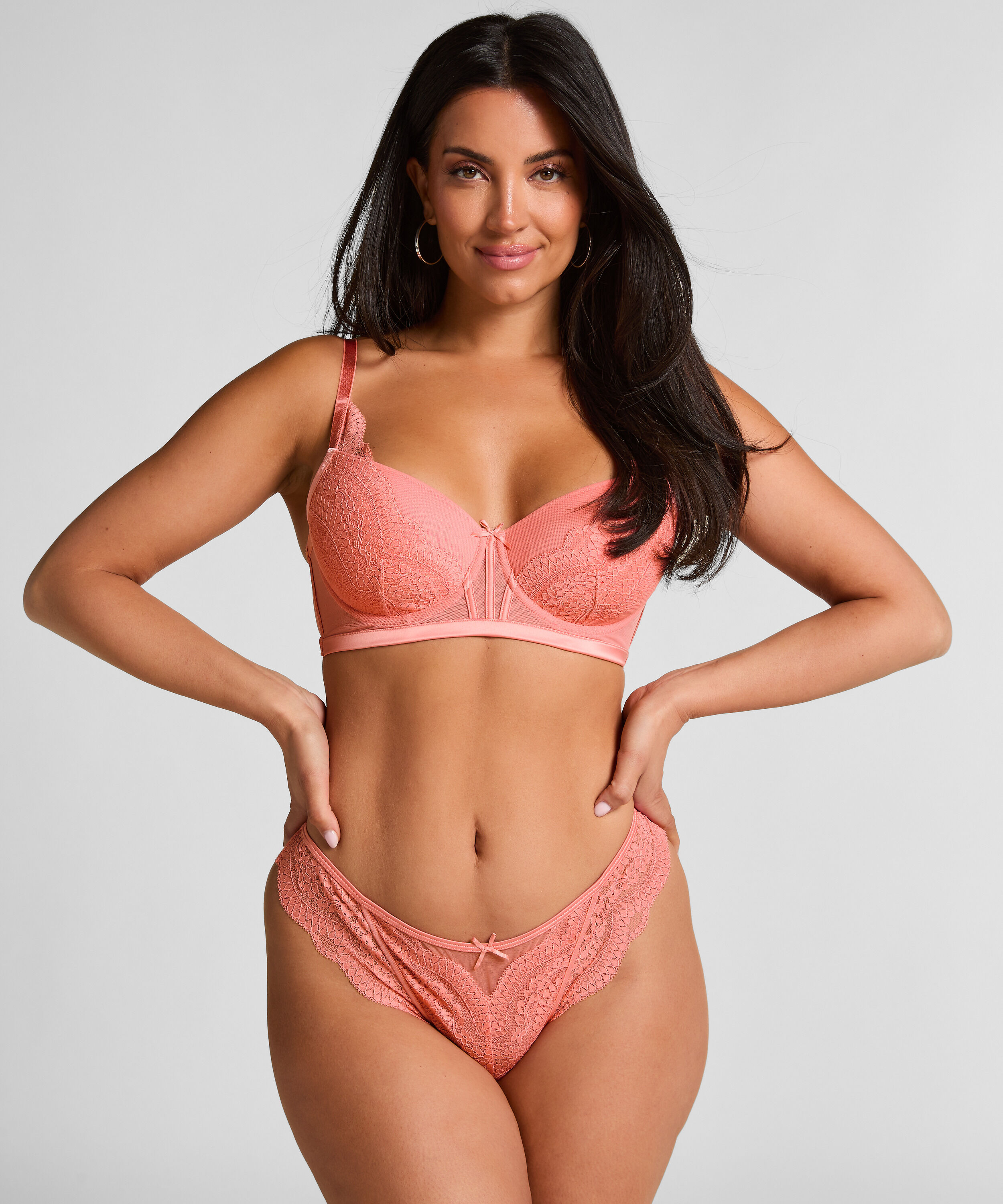 Robijn Underwired Push-Up Bra, Orange