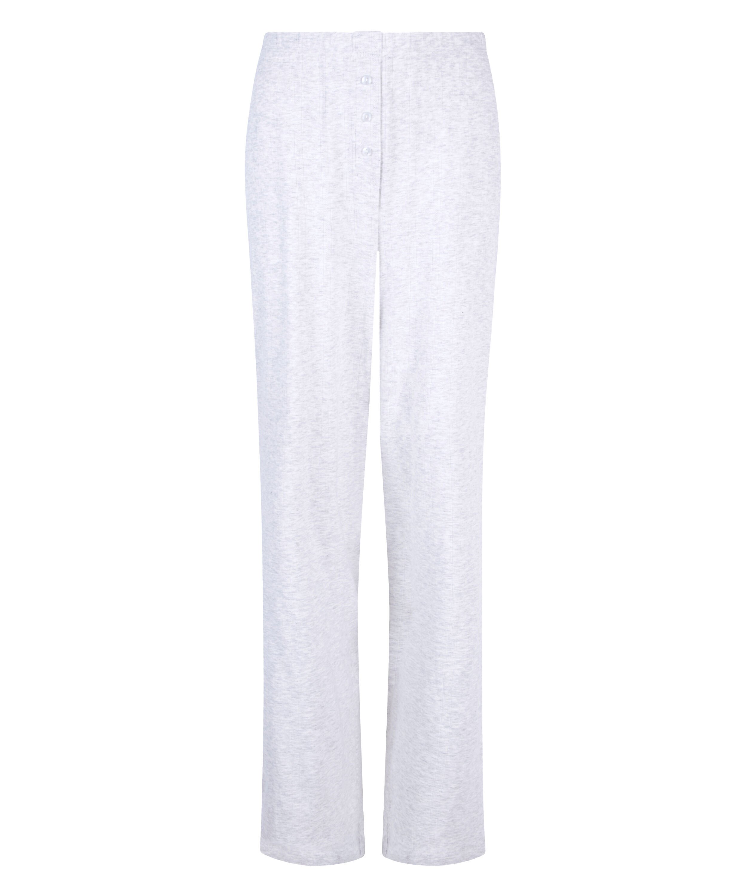 Pointelle Pyjama Pants, Grey