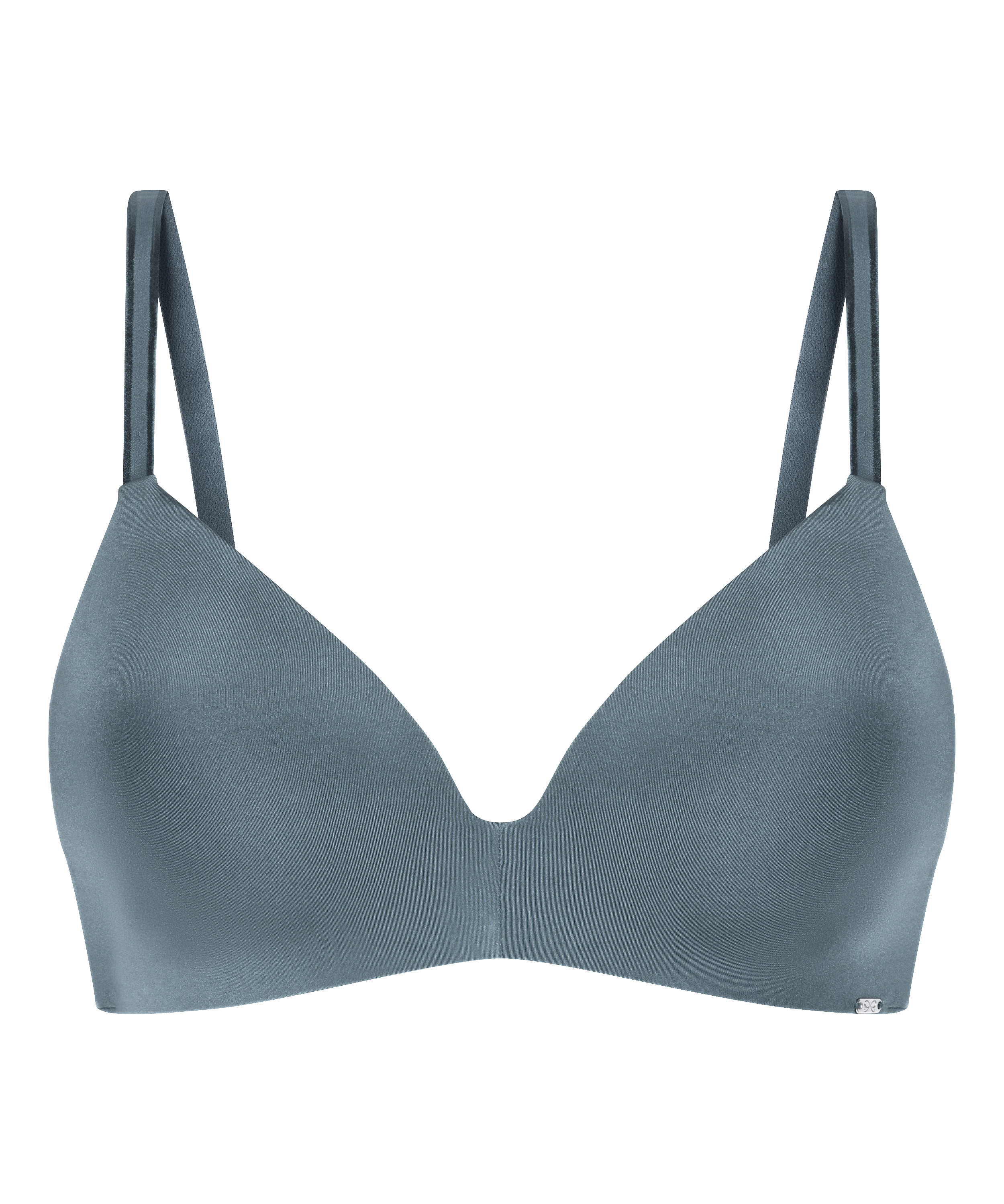 Mona Padded Non-wired Bra, Blue, main