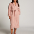 Fleece Bathrobe, Pink