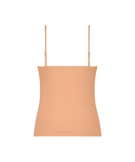 Cami Rib Lace Top, Pink