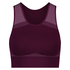 HKMX The Highneck Level 2 Sports Bra, Purple