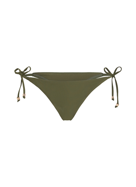 Luna String Bikini Bottom, Green