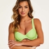 Bondi Non-Padded Underwire Bikini Top, Green