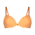 Plunge Padded Underwired Bra, Orange