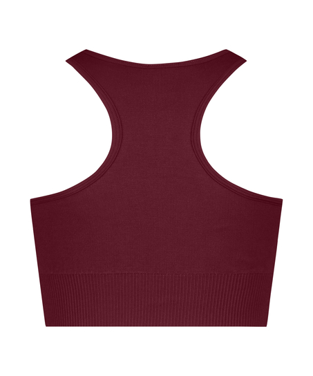 HKMX Seamless Sports Bra, Red