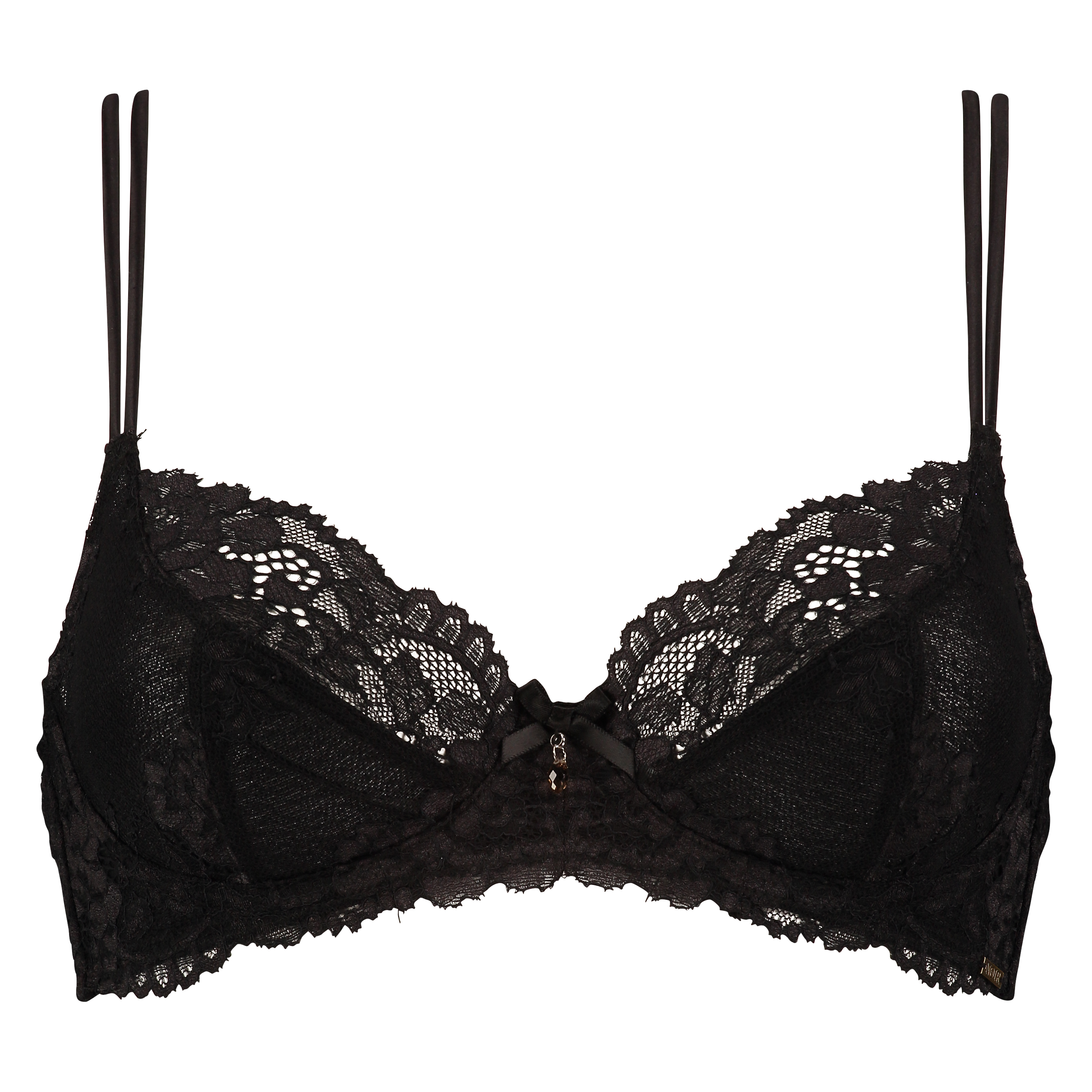 Non-padded underwired bra Jolie, Black, main