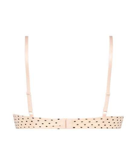 Plunge Padded Underwired Bra, Pink