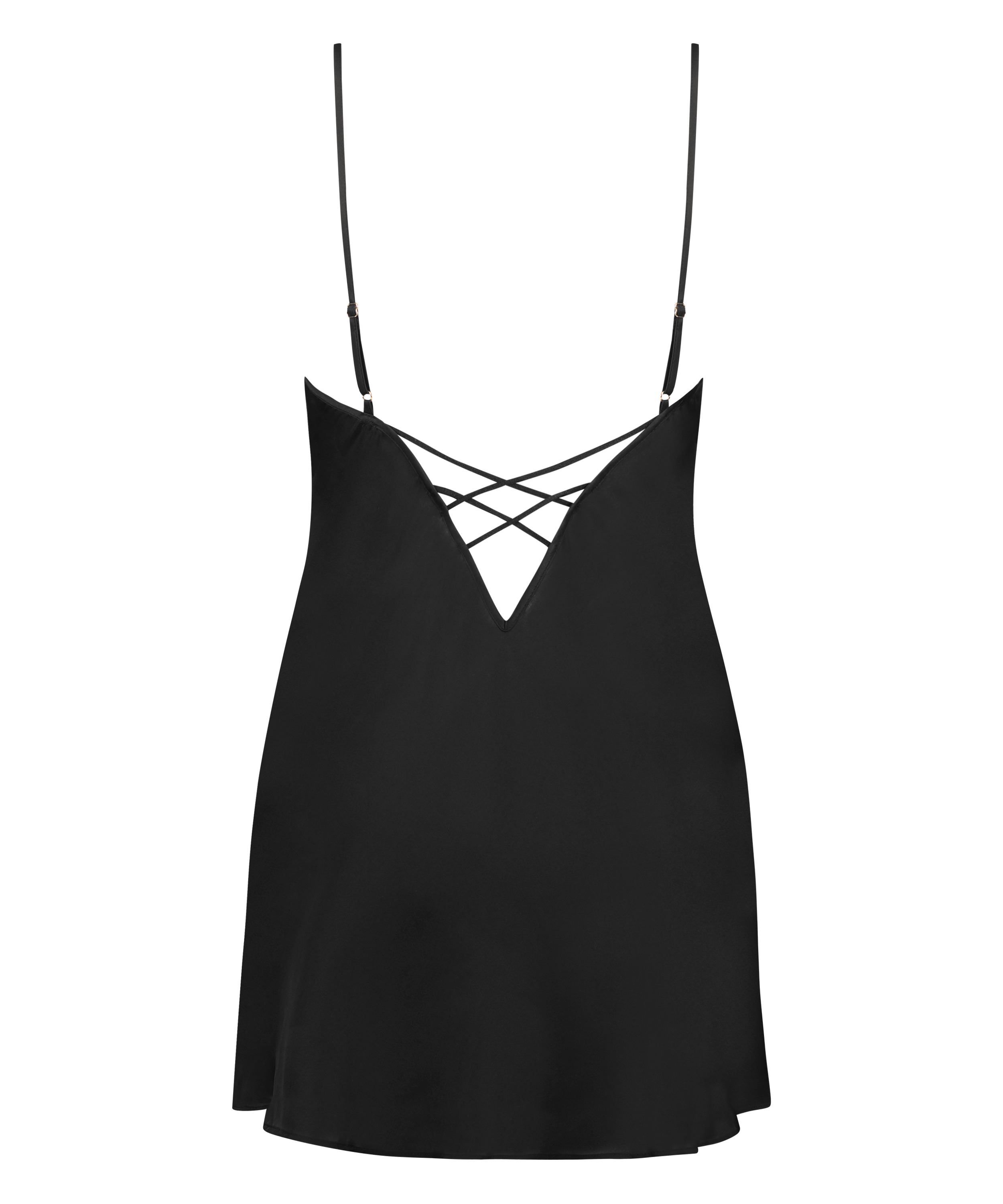 Kae Slip Dress, Black, main