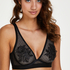 Amelia non-padded underwired bra, Black
