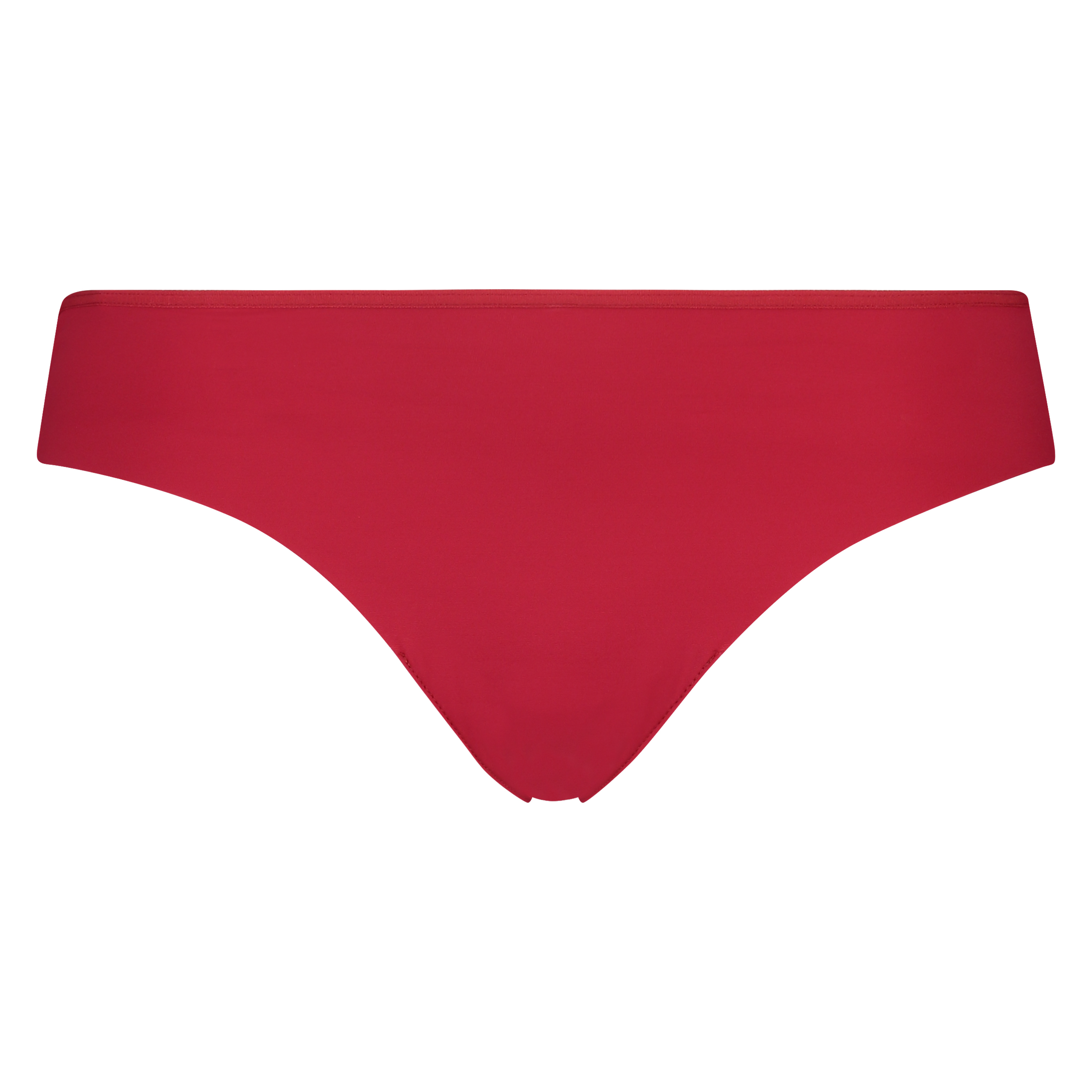 Lace Back Invisible Thong, Red, main