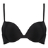 Padded underwired push-up bra, Black