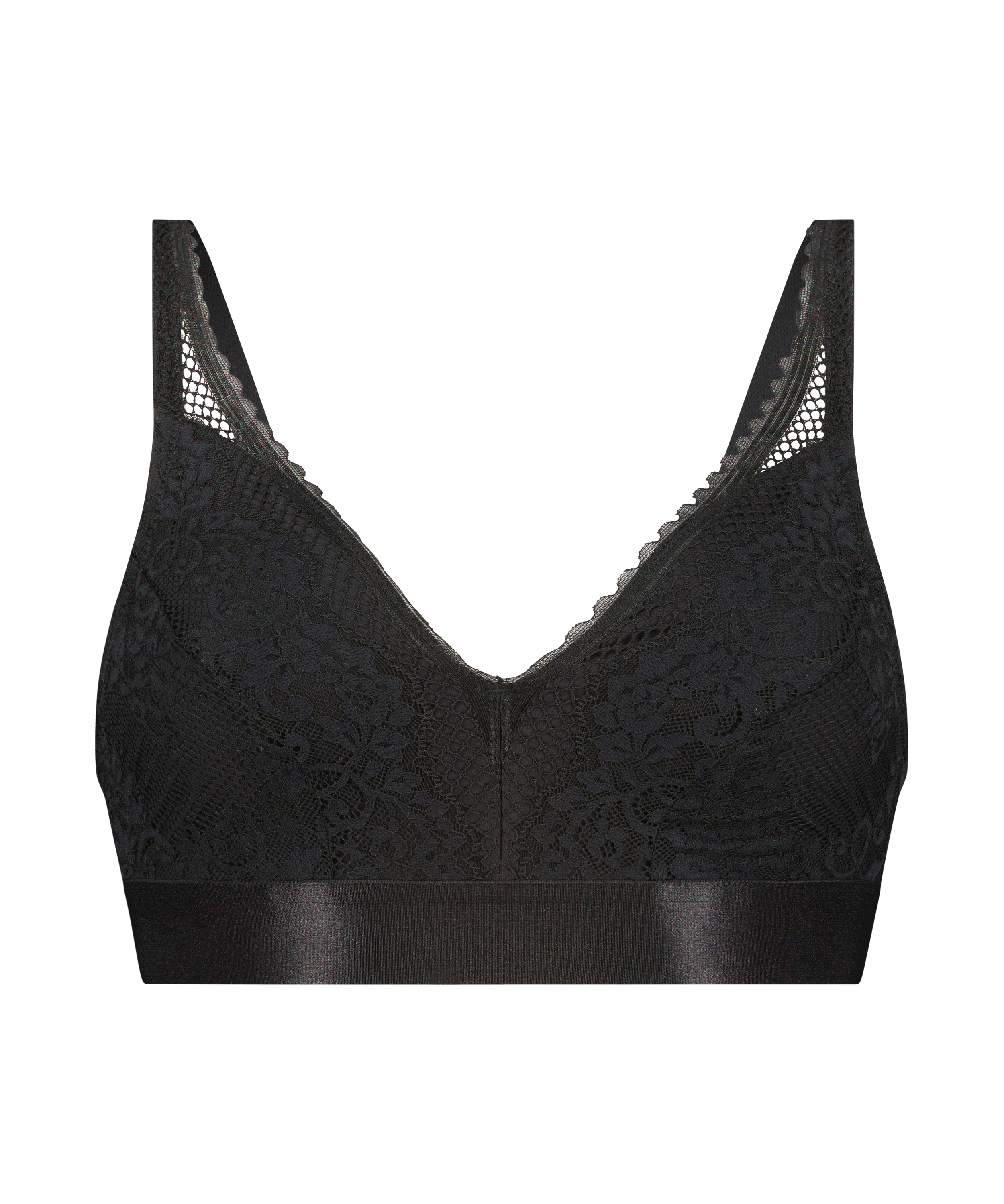Morgan prosthetic underwireless bra, Black, main