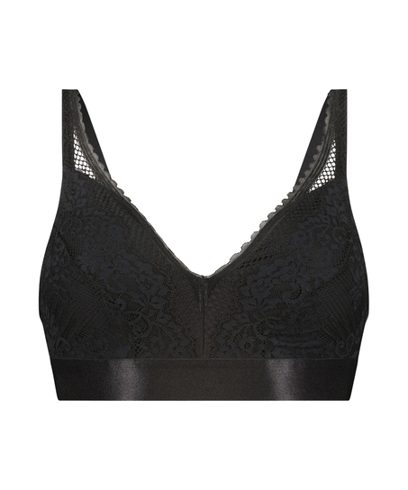 Morgan prosthetic underwireless bra, Black