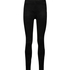 Velour leggings, Black