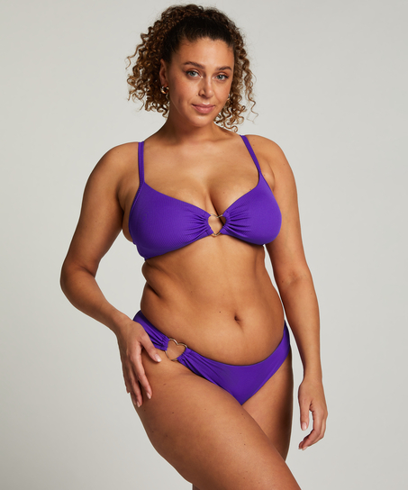 Eclipse Bikini Crop Top, Purple