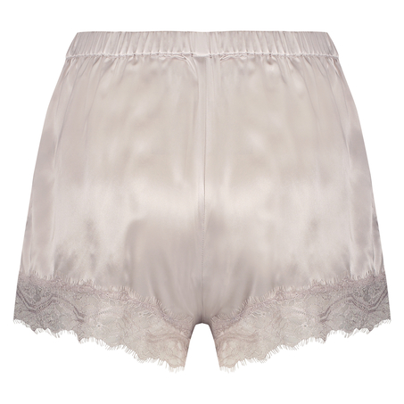 Silk pyjama shorts, Pink