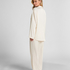Satin Pinstripe Jacket, White