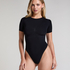 Seamless short sleeved body, Black