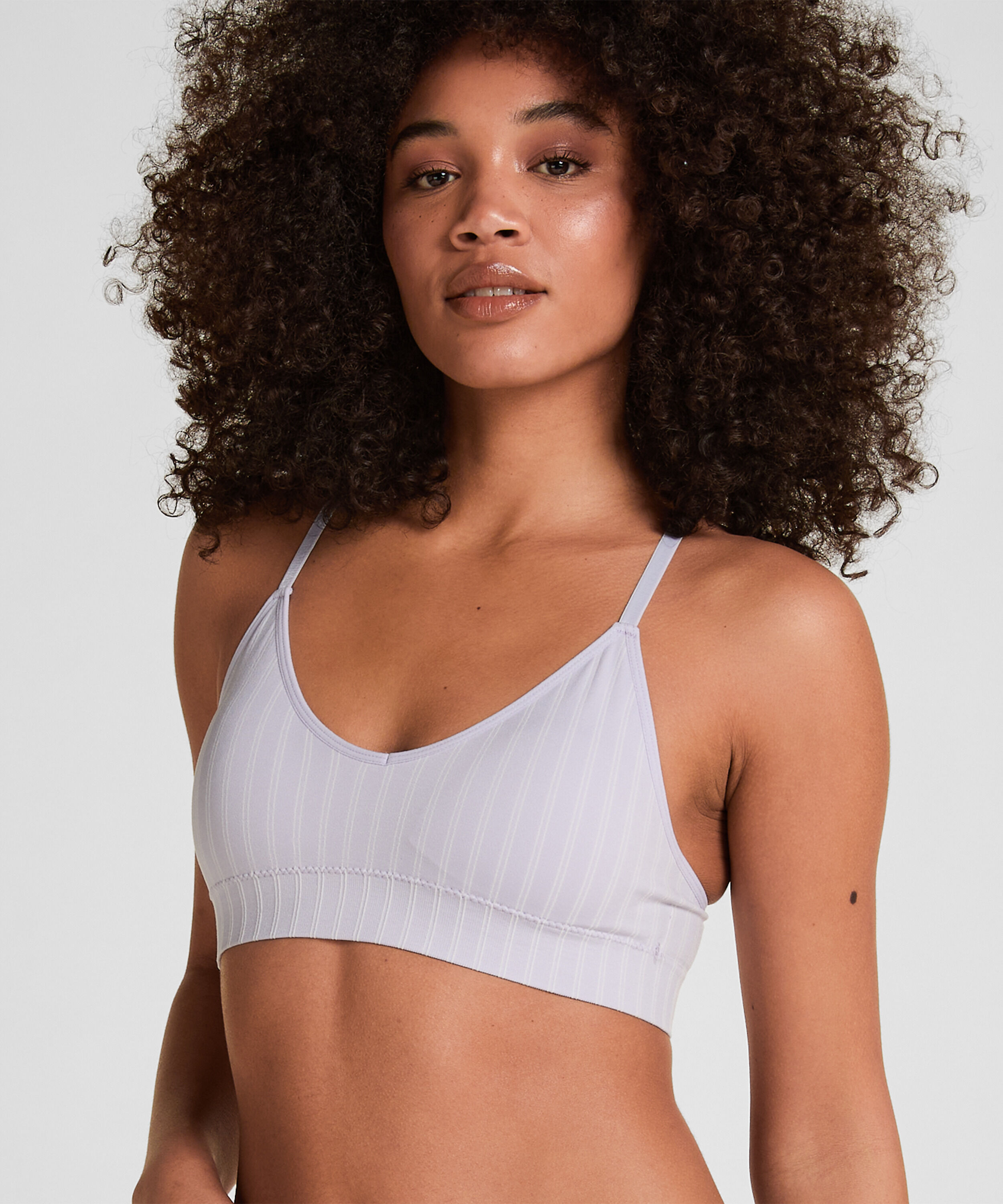 Dide Triangle Bralette, Purple Dide Triangle Bralette, Purple