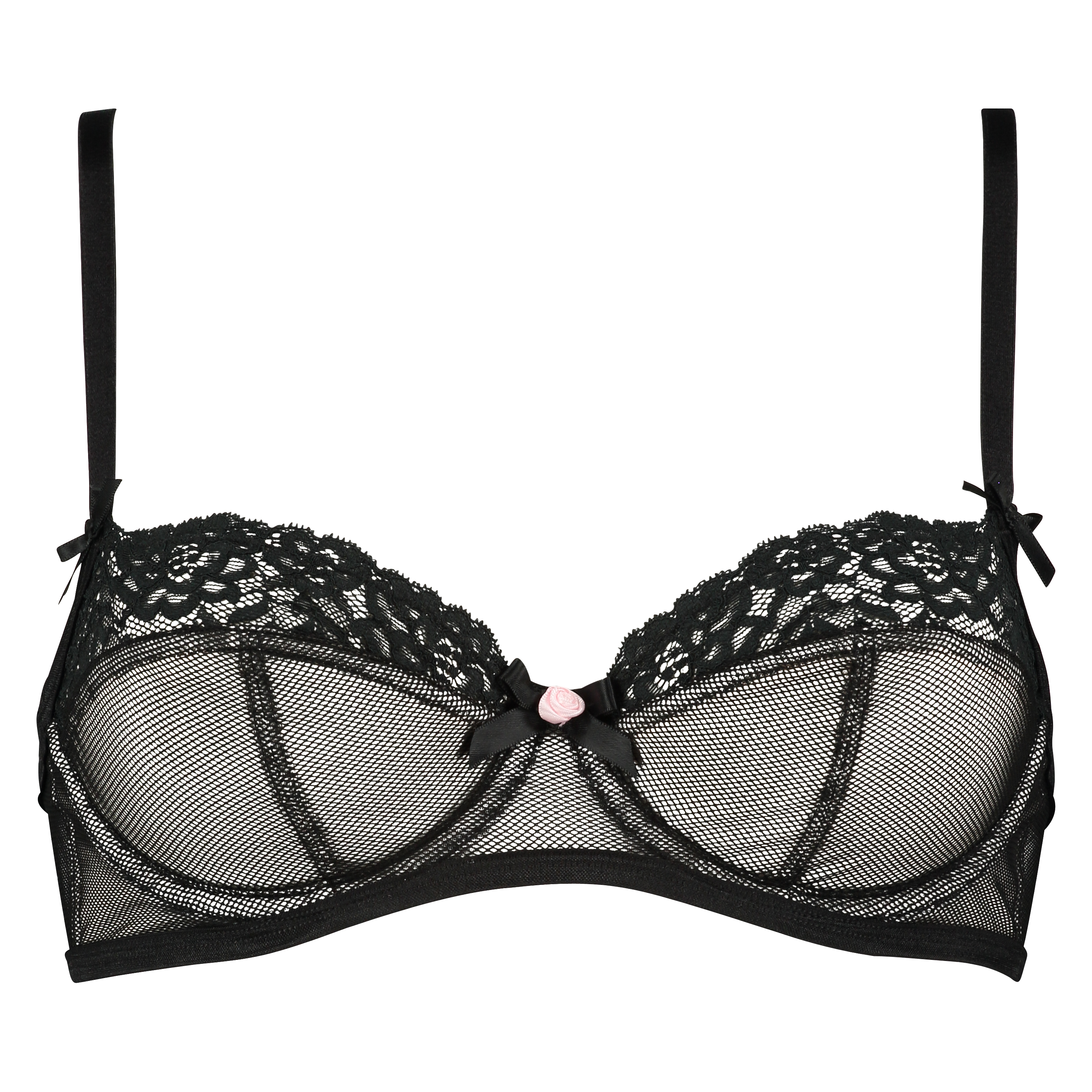 Non-padded underwired bra Cleo, Black, main