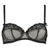 Non-padded underwired bra Cleo, Black