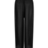 Plisse Pants, Black