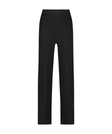 Premium Long Pants Knitted, Black