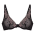 Chloe Non-Padded Underwired Bra, Black