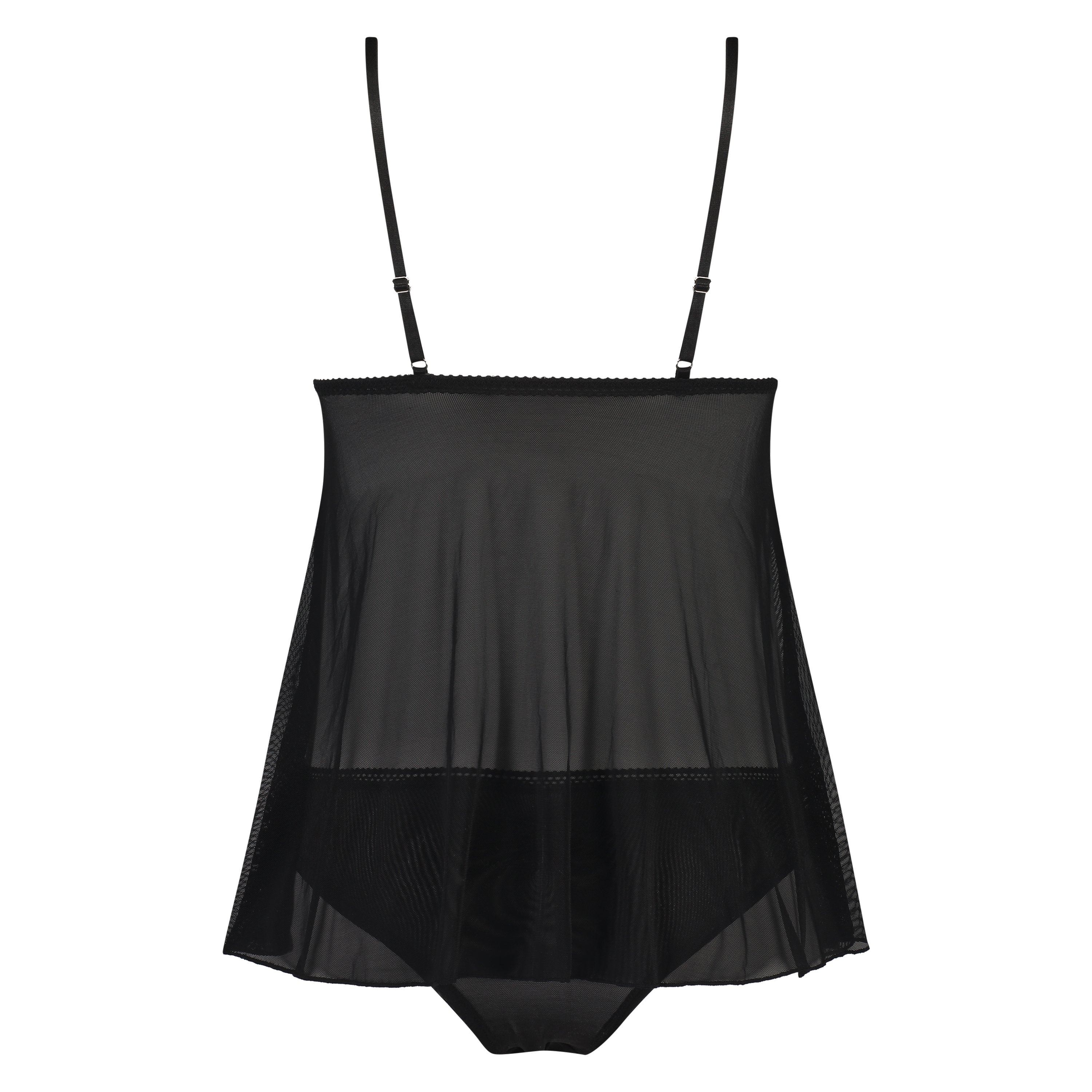 Cecile cami set, Black, main