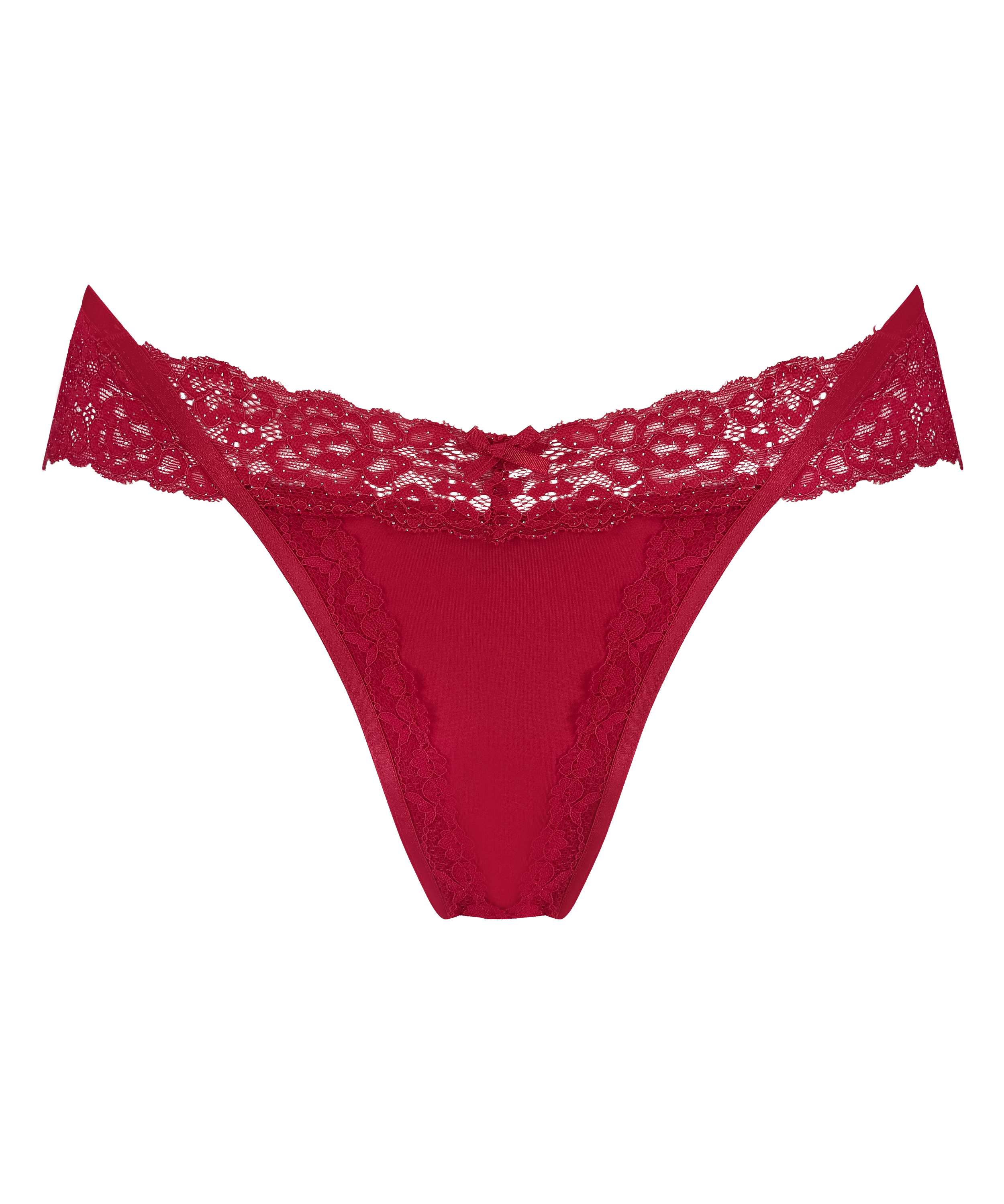 Willow Low RiseThong, Red, main