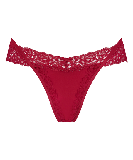 Willow Low RiseThong, Red