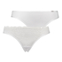 2-pack Angie Thongs, White