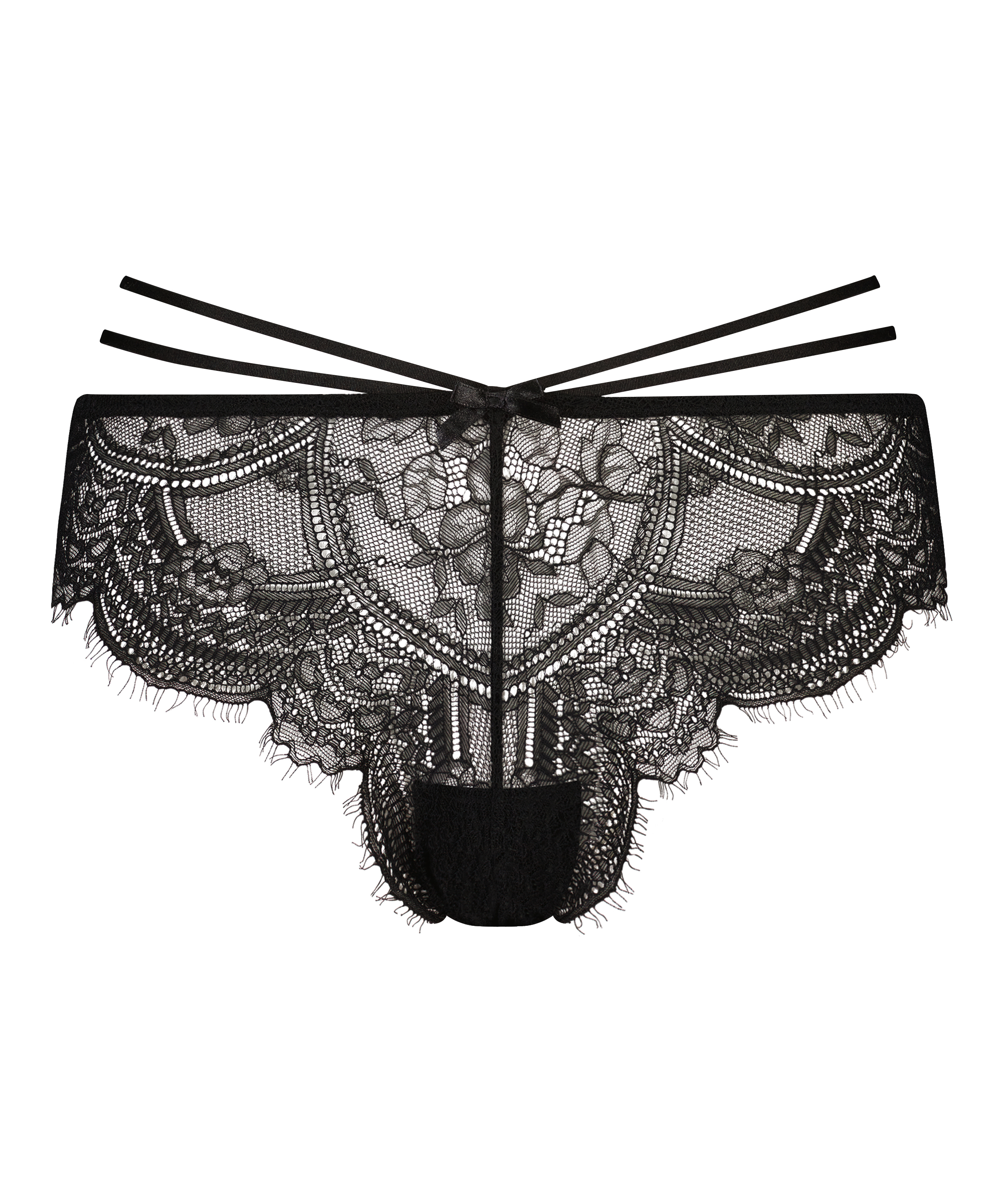 Sian High Cut Brazilian, Black, main