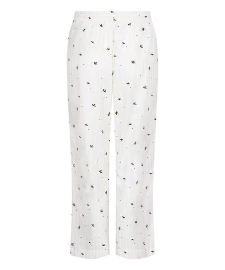 Pyjama Pant Mistletoe, White