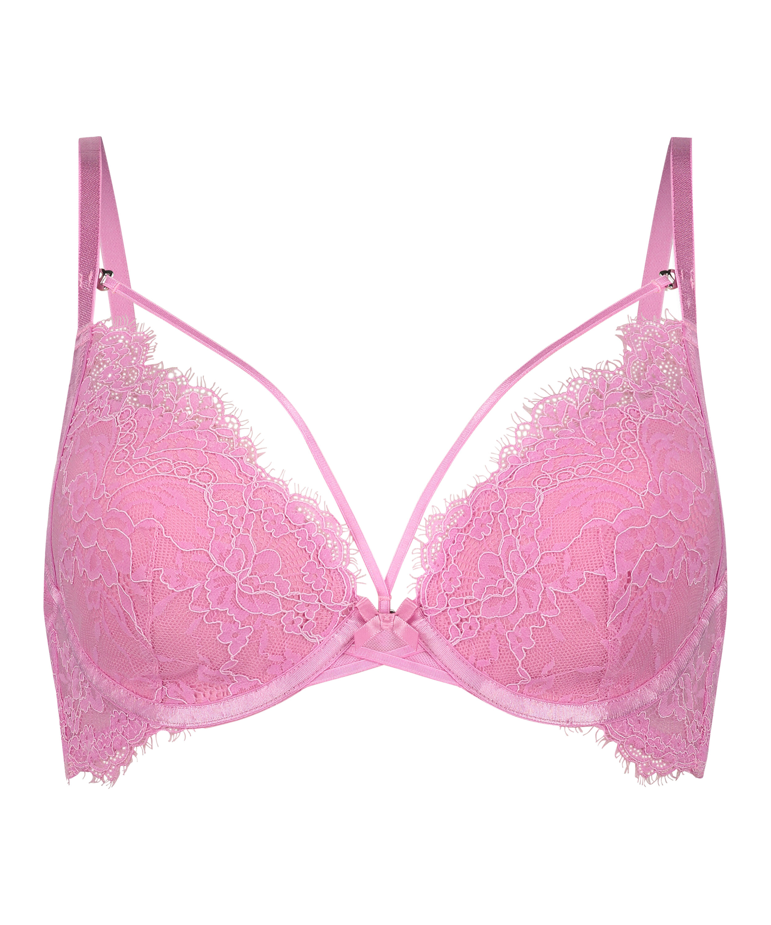 Arabella Padded Underwired Bra, Pink