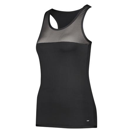 HKMX Bonded mesh tanktop, Black
