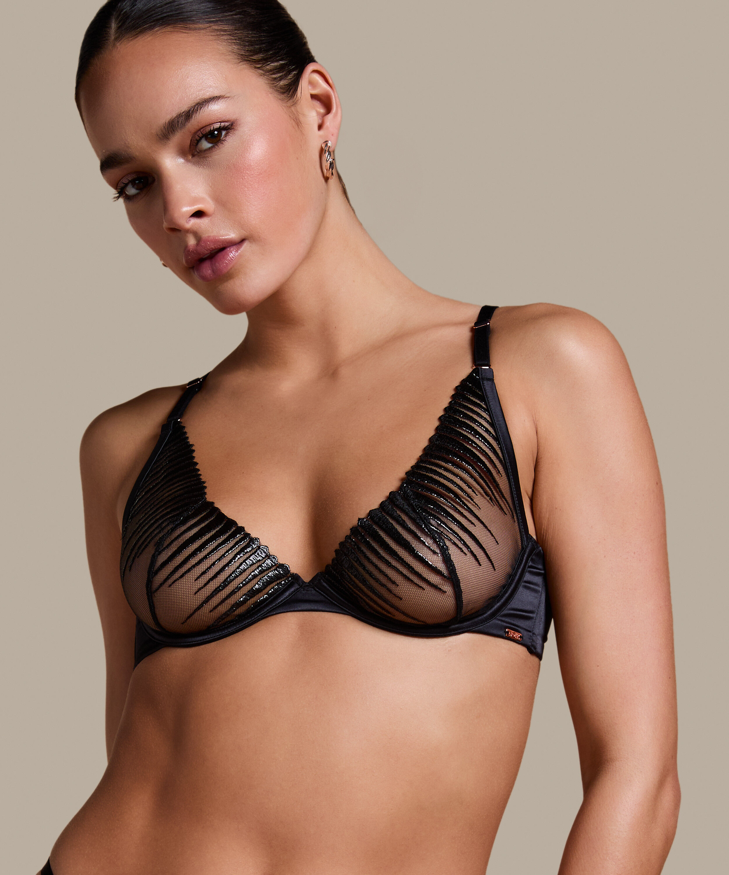 Alice Non-Padded Underwired Bra, Black