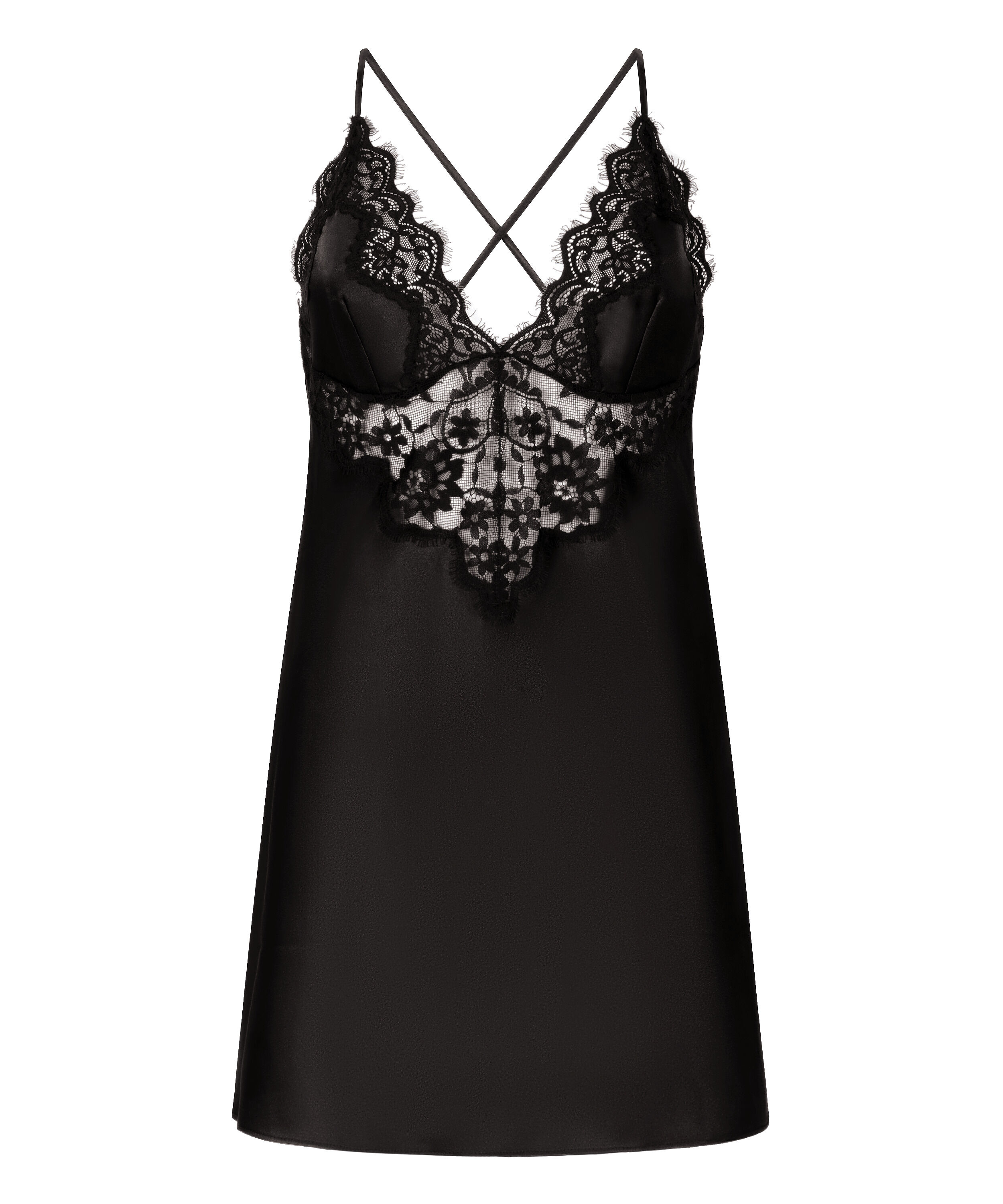 Mya Slipdress, Black