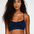Maria Seamless Crop Top, Blue