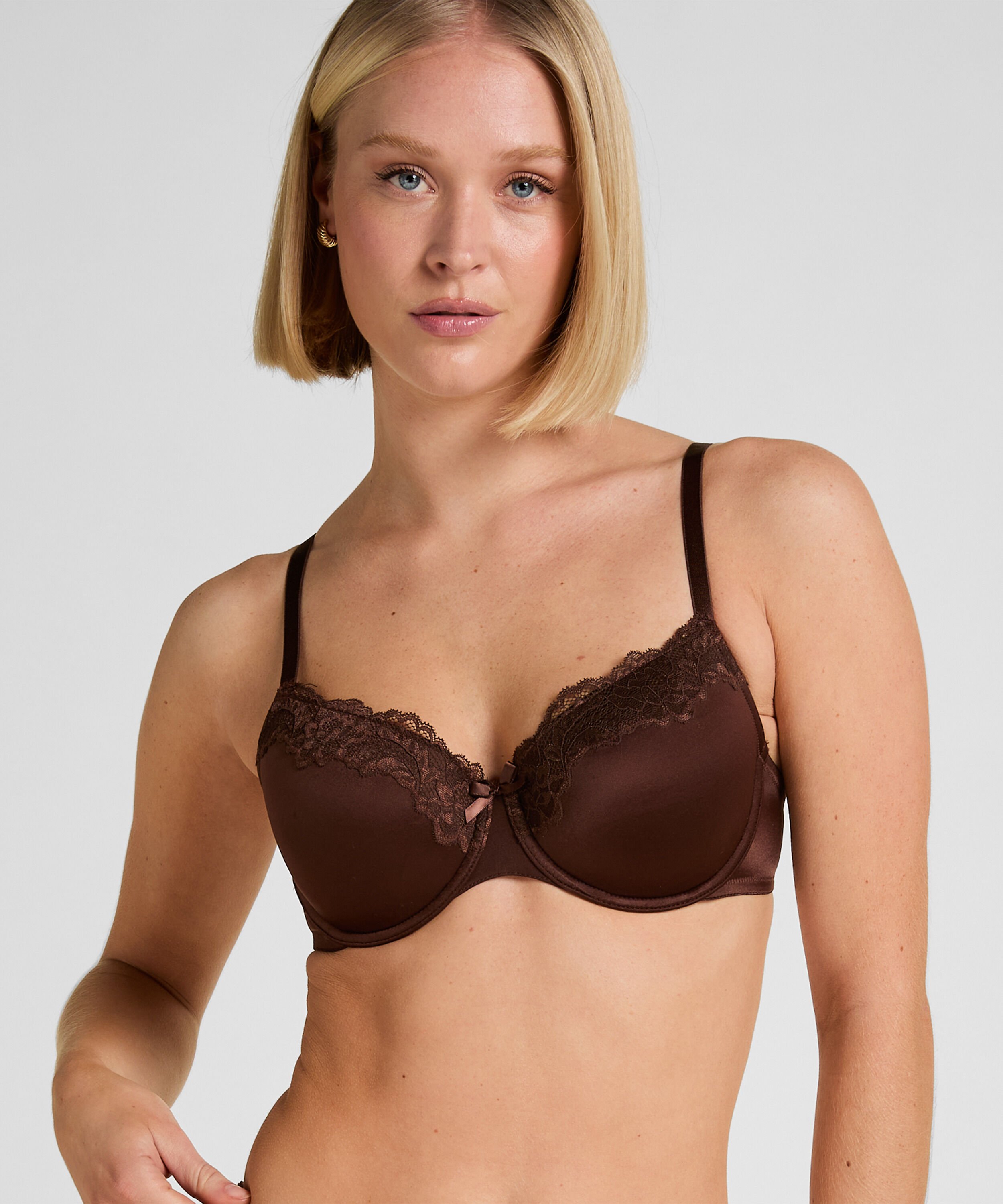 Lace & Shine Padded Underwired Bra